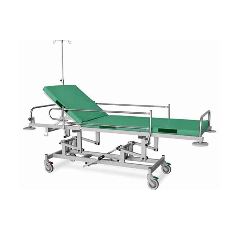 Medical Care Furniture Factory Wholesale/Supplier Good Quality Mobile Hospital Emergency Transfer Bed Patient Theatre Trolley