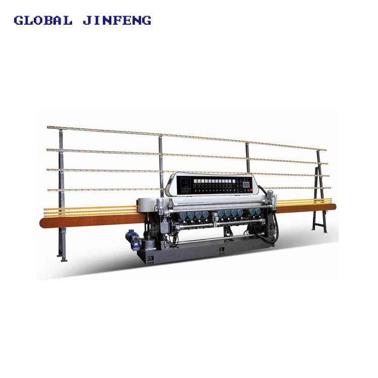 11 Motor Automatic Vertical Glass Straight Line Beveling Grinding Polishing Machine