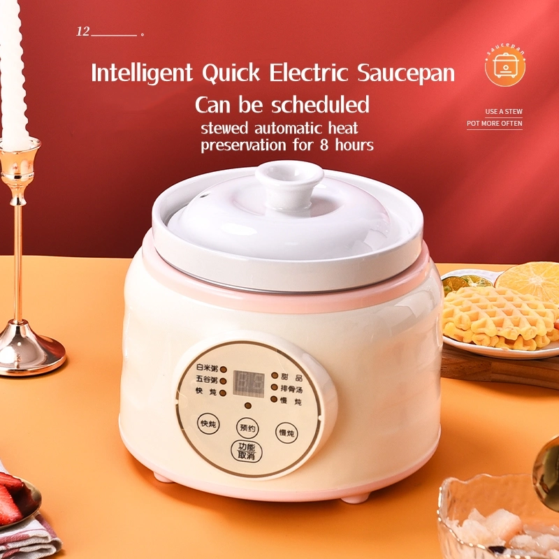 3.8new Intelligent Quick Soup Pot Electric Casserole Micro-Computer Ceramic Electric Cooker Rice Cooker