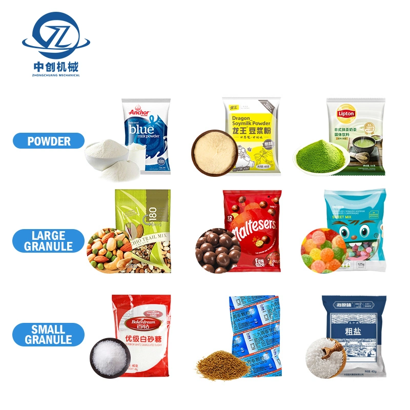 Zhongchuang Machinery Custom Automatic Gold Coin Chocolate Glass Bead Fungus Fudge Drying Fruit Vegetable Packing Machine