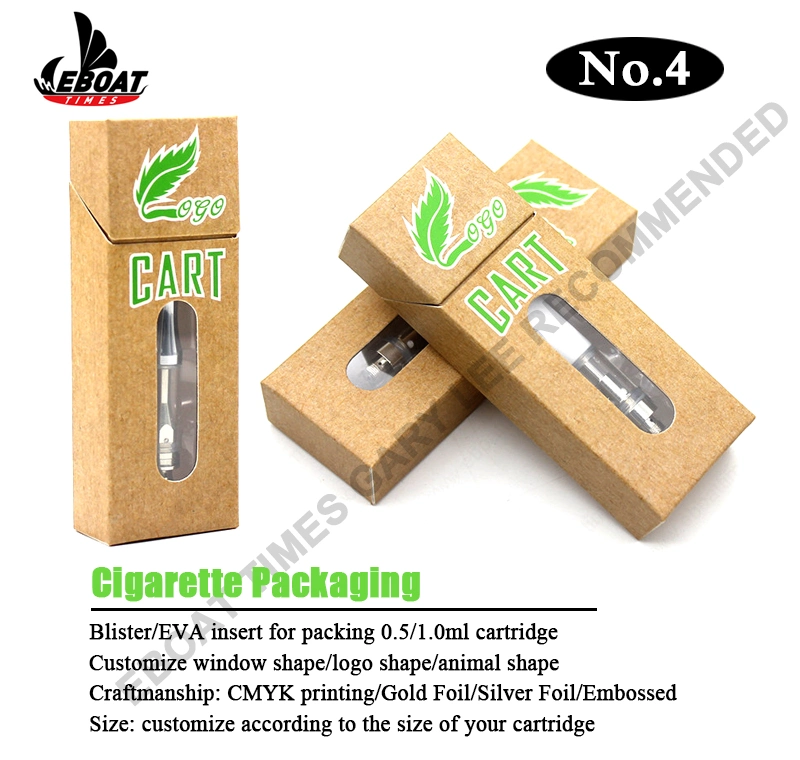 Brand Name Customized Magnetic Closure 0.5ml C-Cell Cartridge Pen Vape Packing Boxes