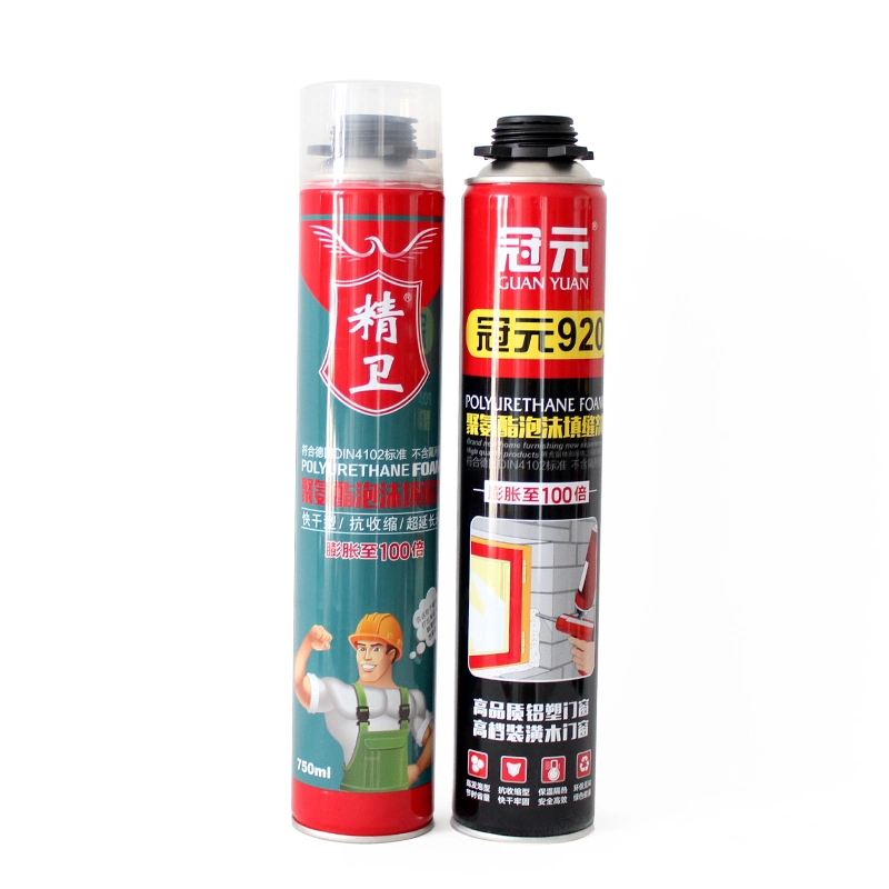 Building Material Polyurethane Foam Spray Caulking Adhesive