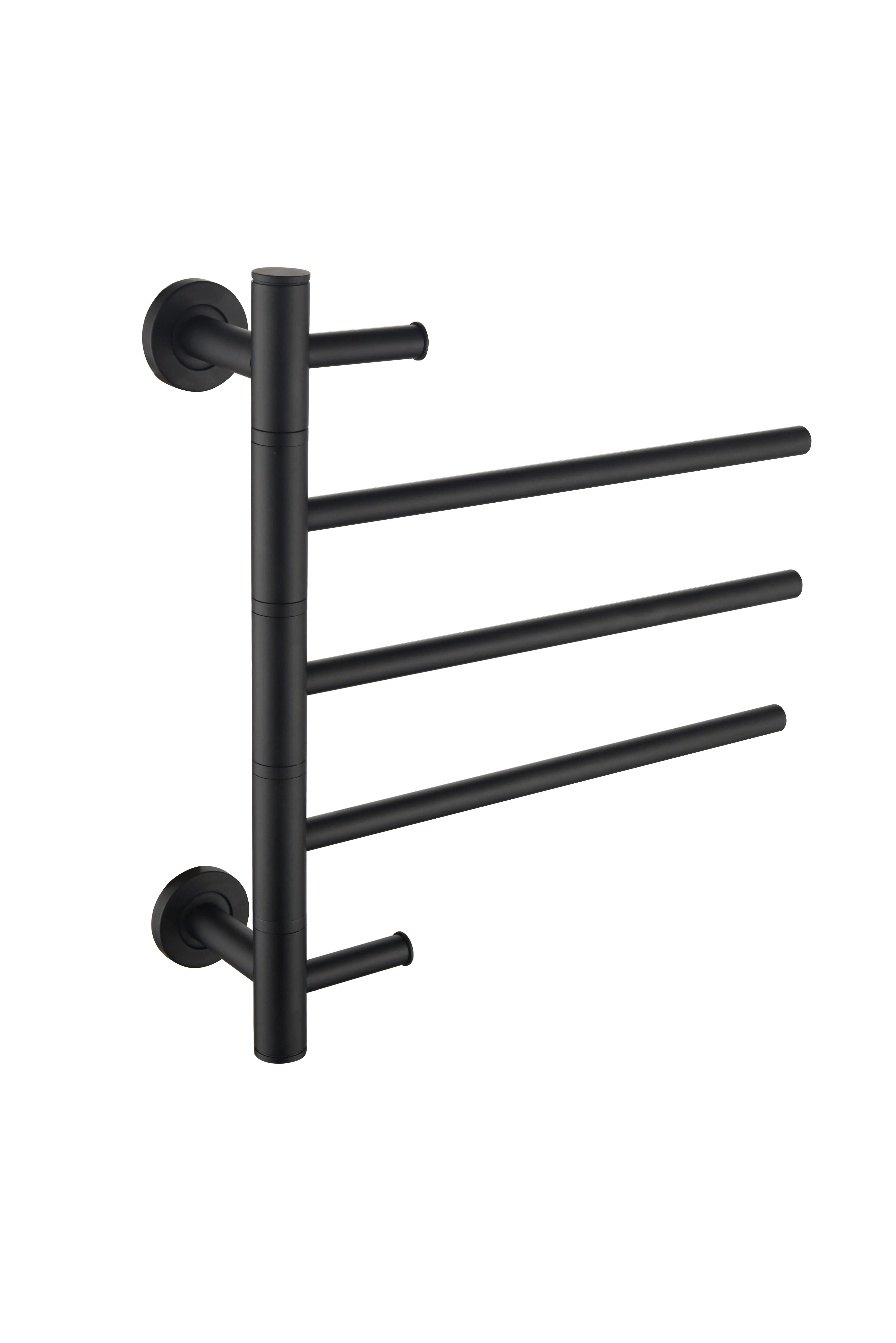 Intelligent Electric Towel Rack Concealed Carbon Fiber Minimalist Touch Bathroom Digital Display Embedded Drying Rack Towel Rod