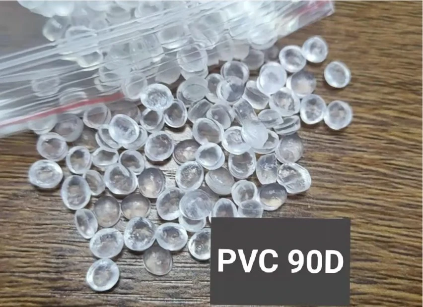 Plastic Raw Material Virgin Flexible PVC Granules Transparent for Shoes