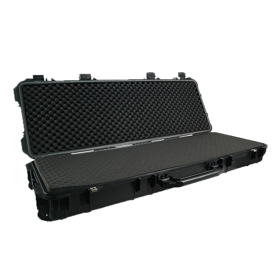 Plastic Waterproof Gun Case Foam Insert Tool Case Trolley Gun Case