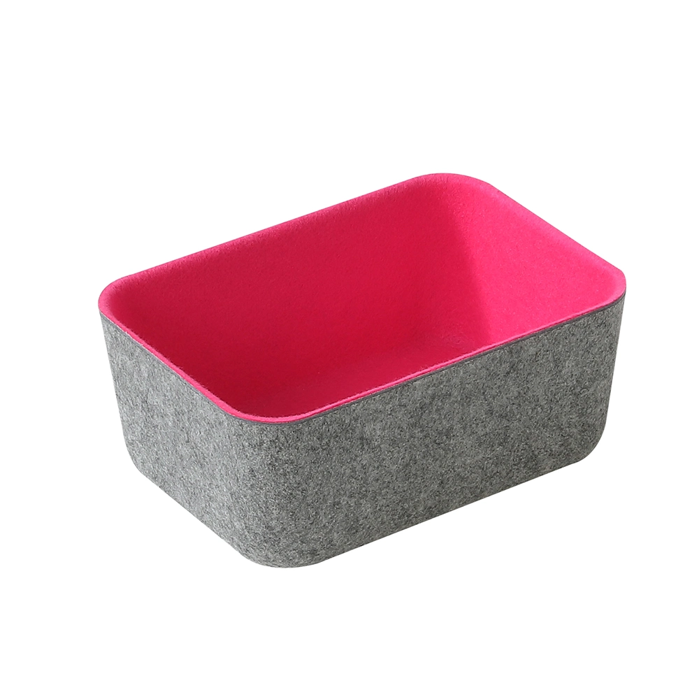 New Arrival Non Woven Small Size Polyester Basket for Home Office