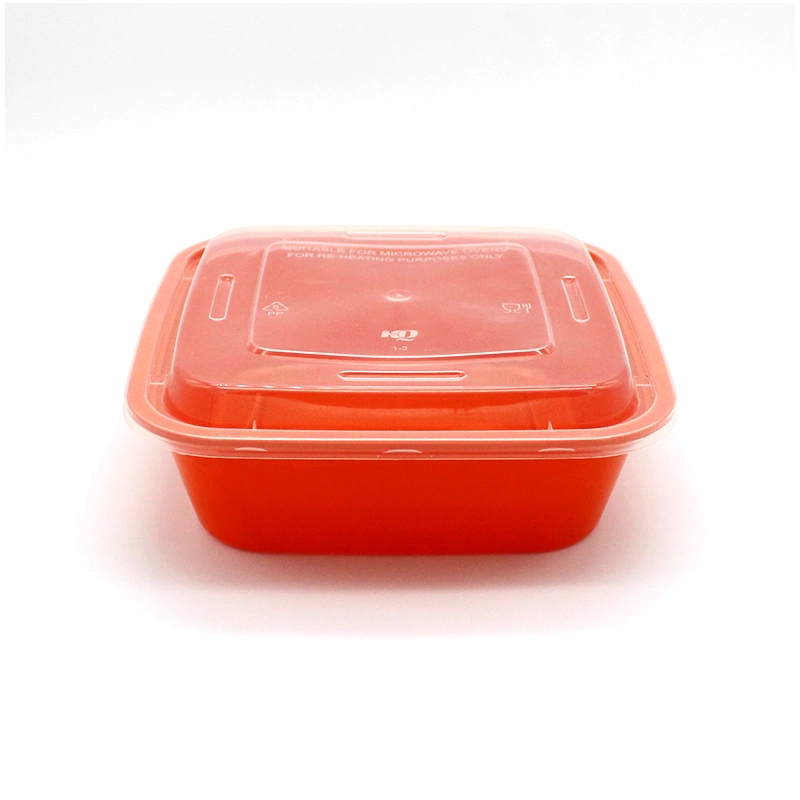 Plastic Products PP Disposable Food Container Lunch Box Packaging Storage