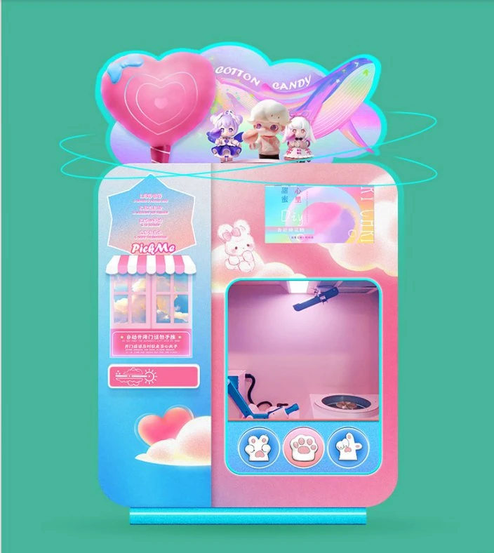 Cotton Candy Vending Machine eine Maschine für die Herstellung Marshmallows Geld machen Maschinen unternehmerische Projekte Unterhaltung Ausrüstung in Einkaufszentren