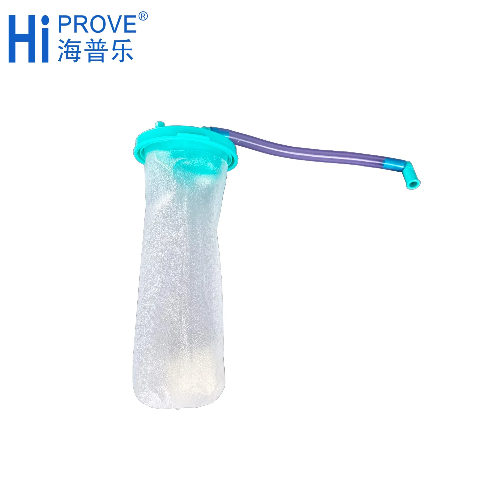 Medical Disposable Negative Pressure Canister Suction Liner Bag 2000ml with Filter Waste Fluid Collection Bag