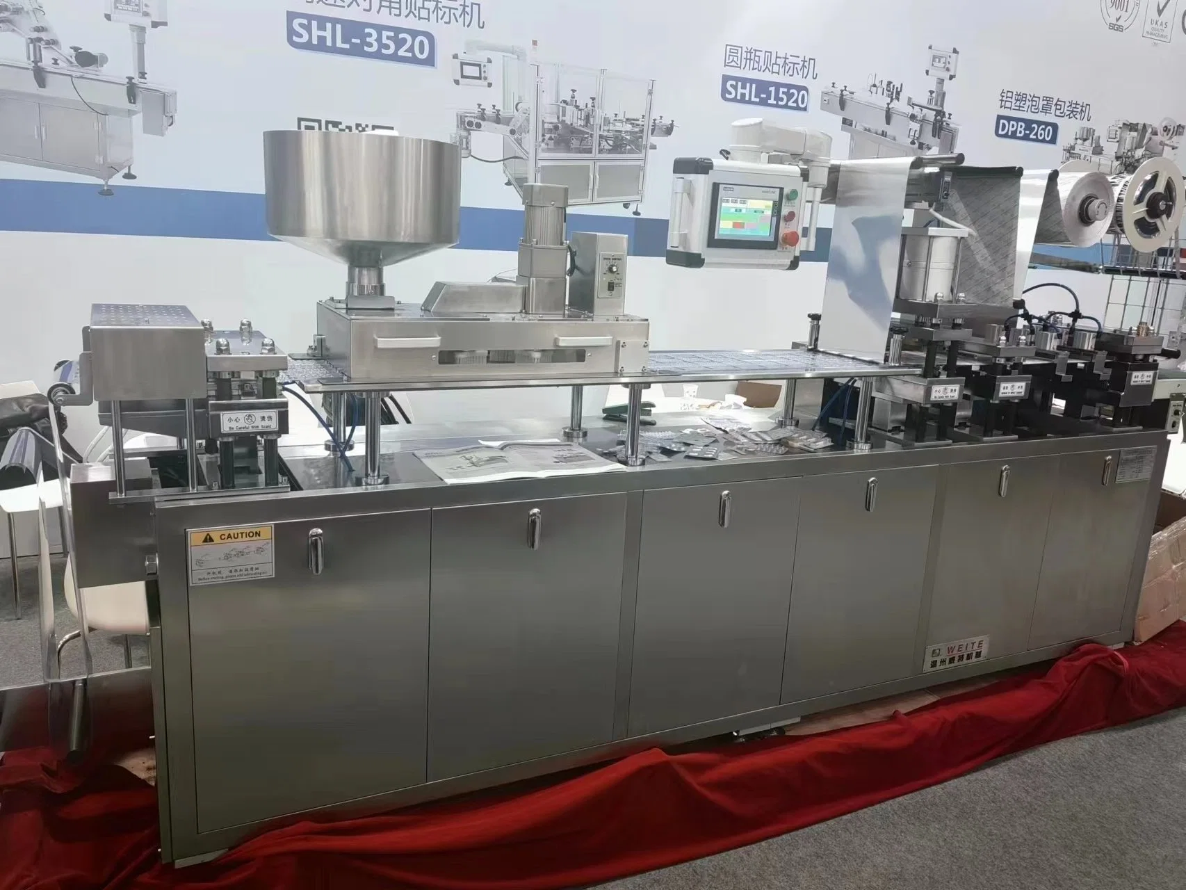 Dpxb40/50 Soft Blister Packing Machine for Medicine Produce