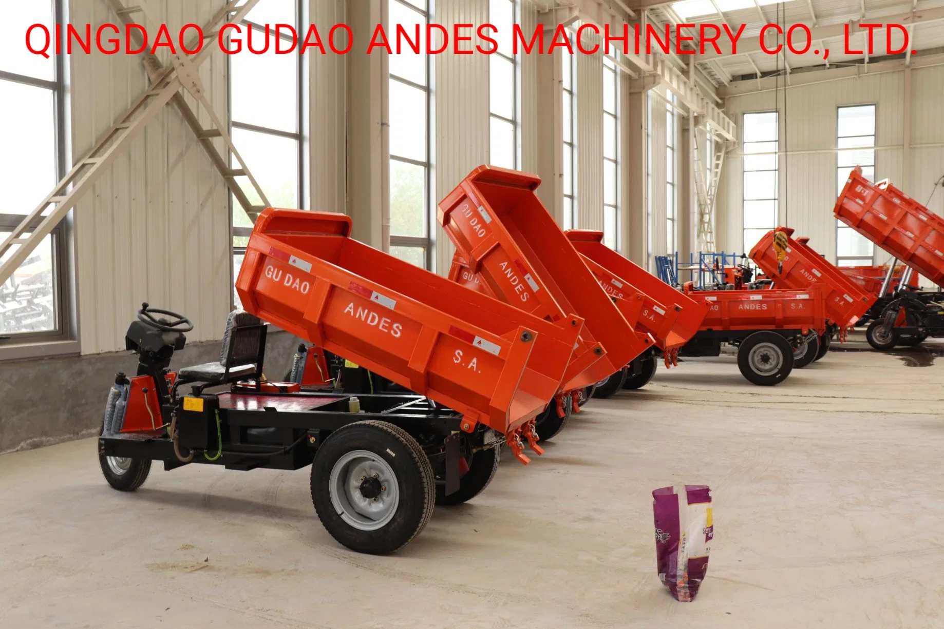 Safe Approved Mini Dump Truck, Small Motorcycle Tipper for India, Mini Tricycle with Good Motor