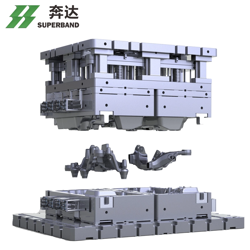 Peças automáticas de fundição de moldes da subestrutura em alumínio de baixa pressão OEM Fabricante