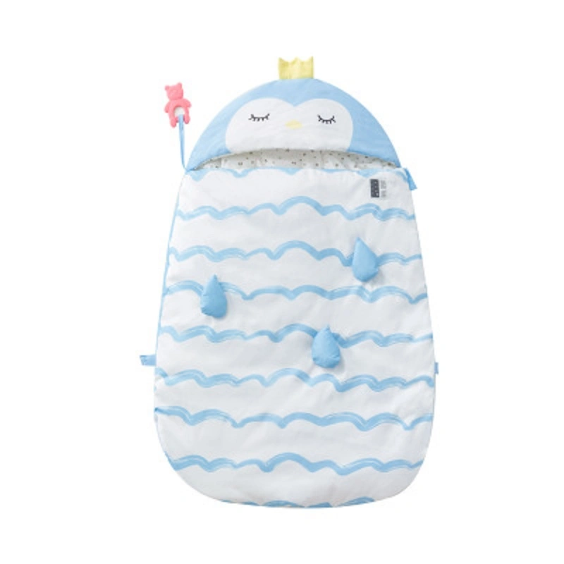 Baby&prime; S Sleeping Bag Anti-Shock Swaddle Sleeping Blanket with Silicone Teether Esg13494