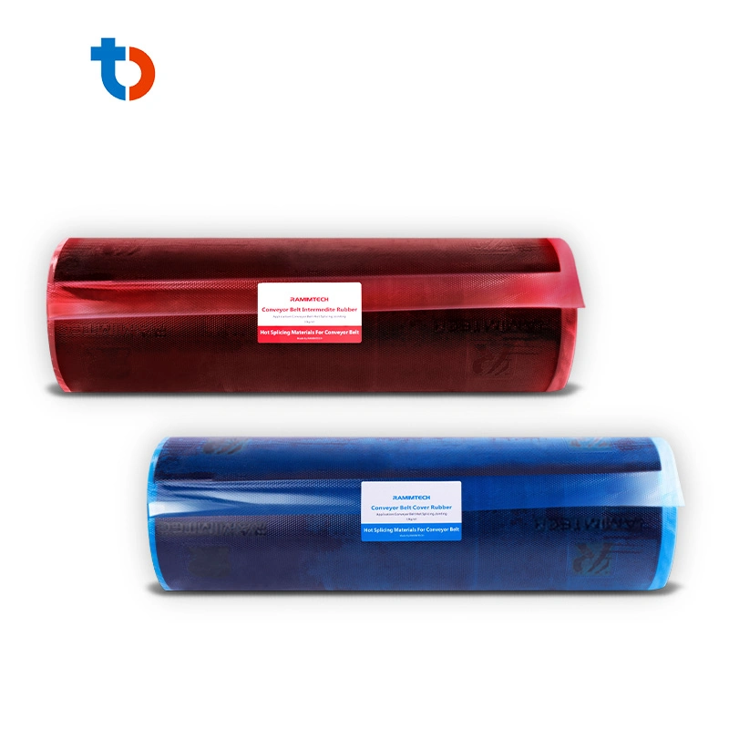 Steel Cable Conveyor Belt Repair Rubber Cover Strip with Fabric Layer