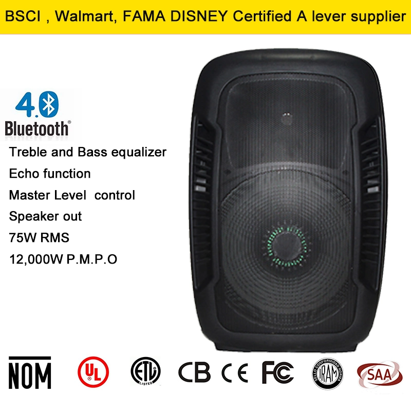 75W RMS Power 15inch Music Loudspeaker