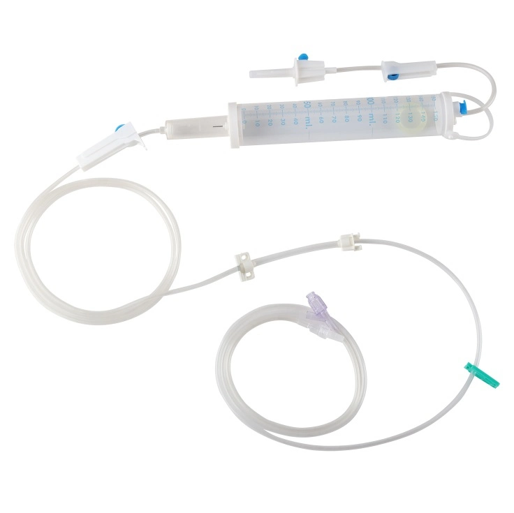 Einmal-Infusionsset für medizinische 100ml 150ml-Geräte für Kinder mit Bürette IV