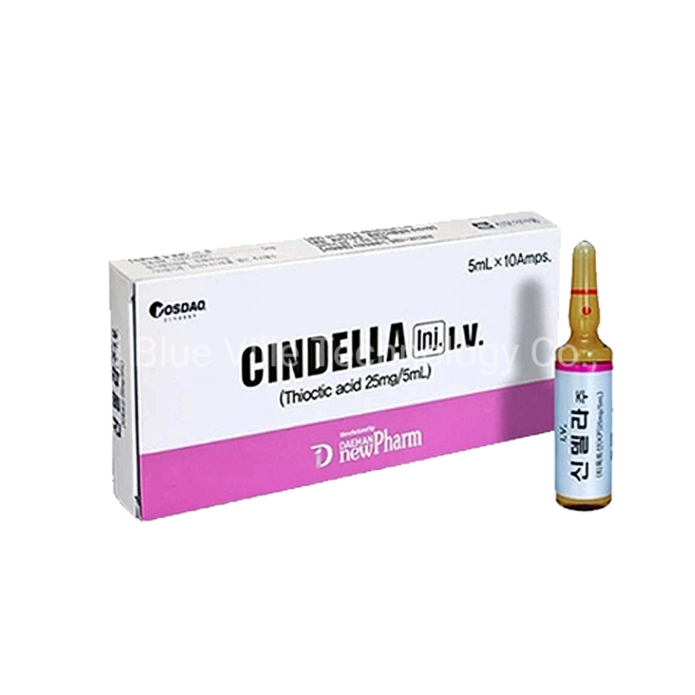 Cindella Luthione Thioctic Glutatión ácido vitamina C de inyección de blanqueamiento de la piel