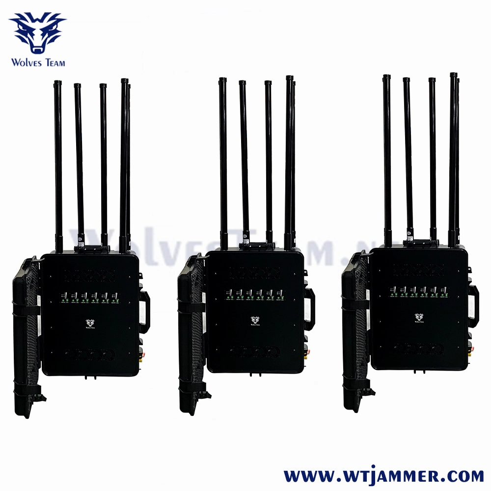 Anti Uav Drone Signal Jammer Shooting Remote Control 2.5km Outdoor Installation