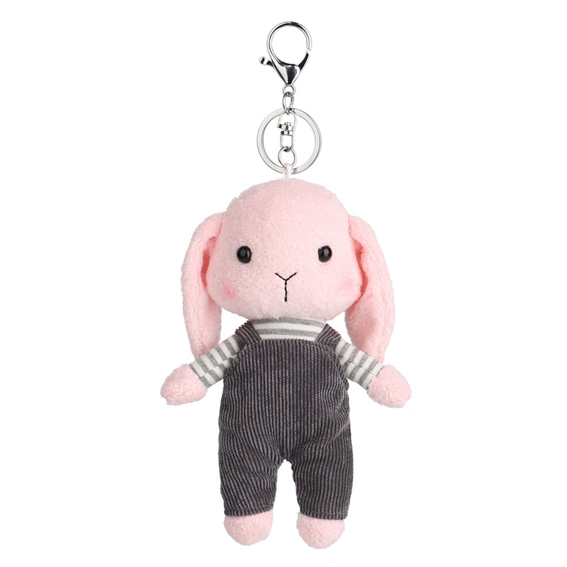 Wholesale Custom Plushie Manufacture Cute Mini Animal Keychain Plush Toy Key Chain