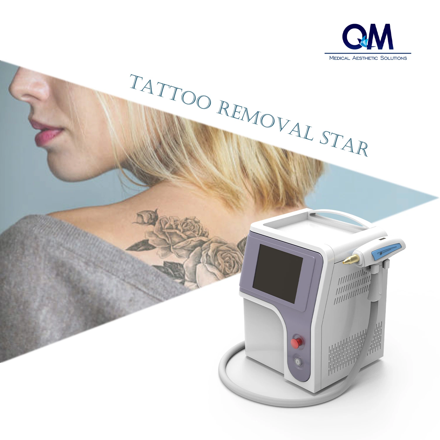 تقنية جديدة ND YAG Laser Tattoo إزالة صالون التجميل معدات