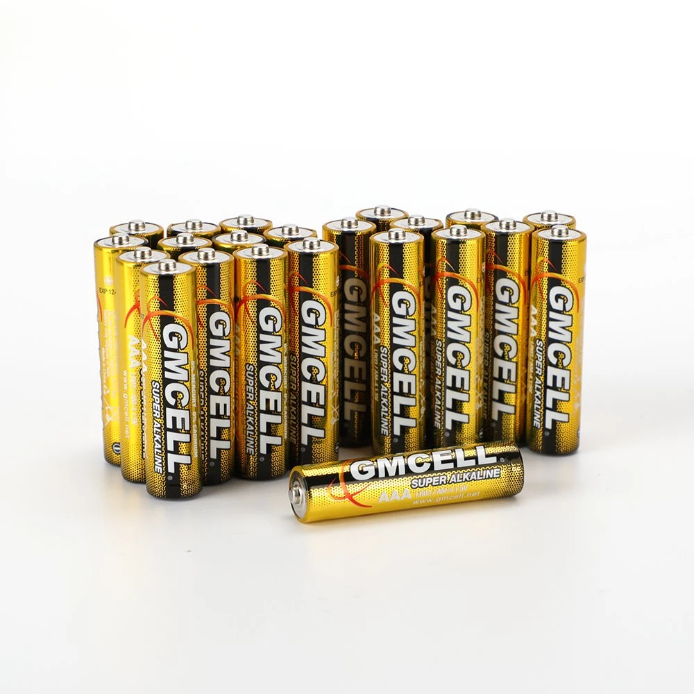 Durabilidad al por mayor barato LR6 tamaño de celda seca AA 1,5V alcalina Batería