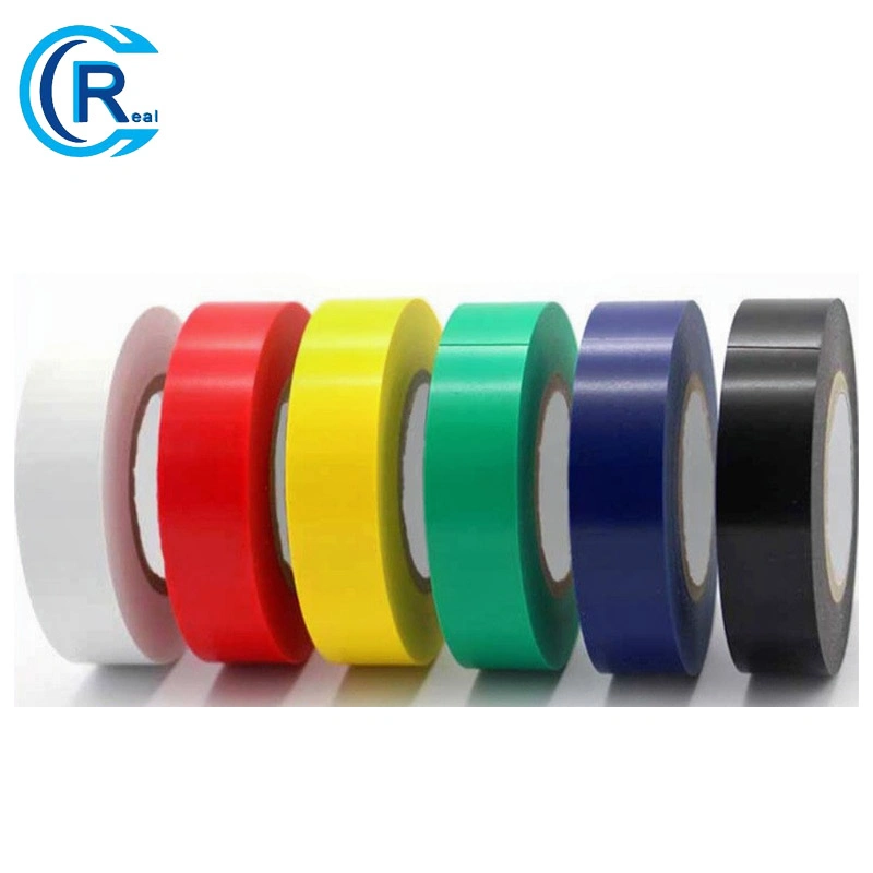 Black PVC Tape Manufacturer Waterproof Flame Retardant Insulation Materials Industrial Insulating Electrical PVC Tape