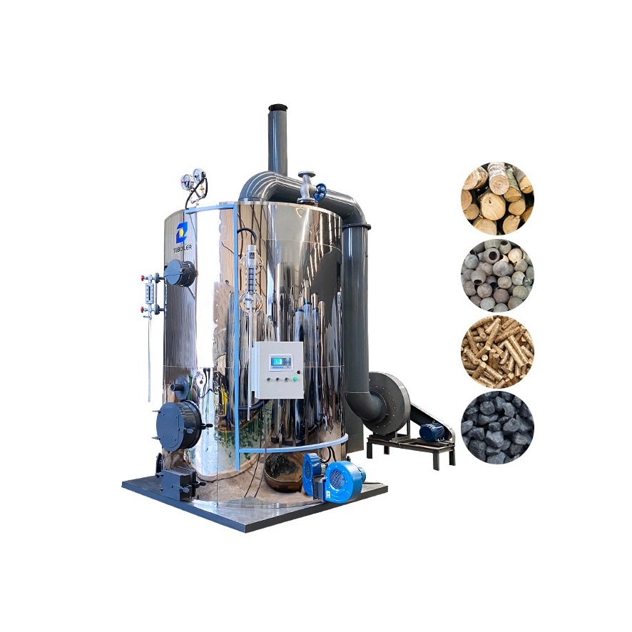 1000 Kg 1 Thr 1 T/H Lhg Coal Biomass Rice Husk Pellet Wood Fired Fire Tube Steam Boiler