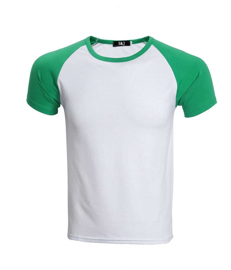 SJ-X2008 Short-Sleeved Raglan Shoulder Class Uniform Custom T-Shirt Wholesale Cotton Blank Advertising Shirt Cultural Shirt Overalls to Print