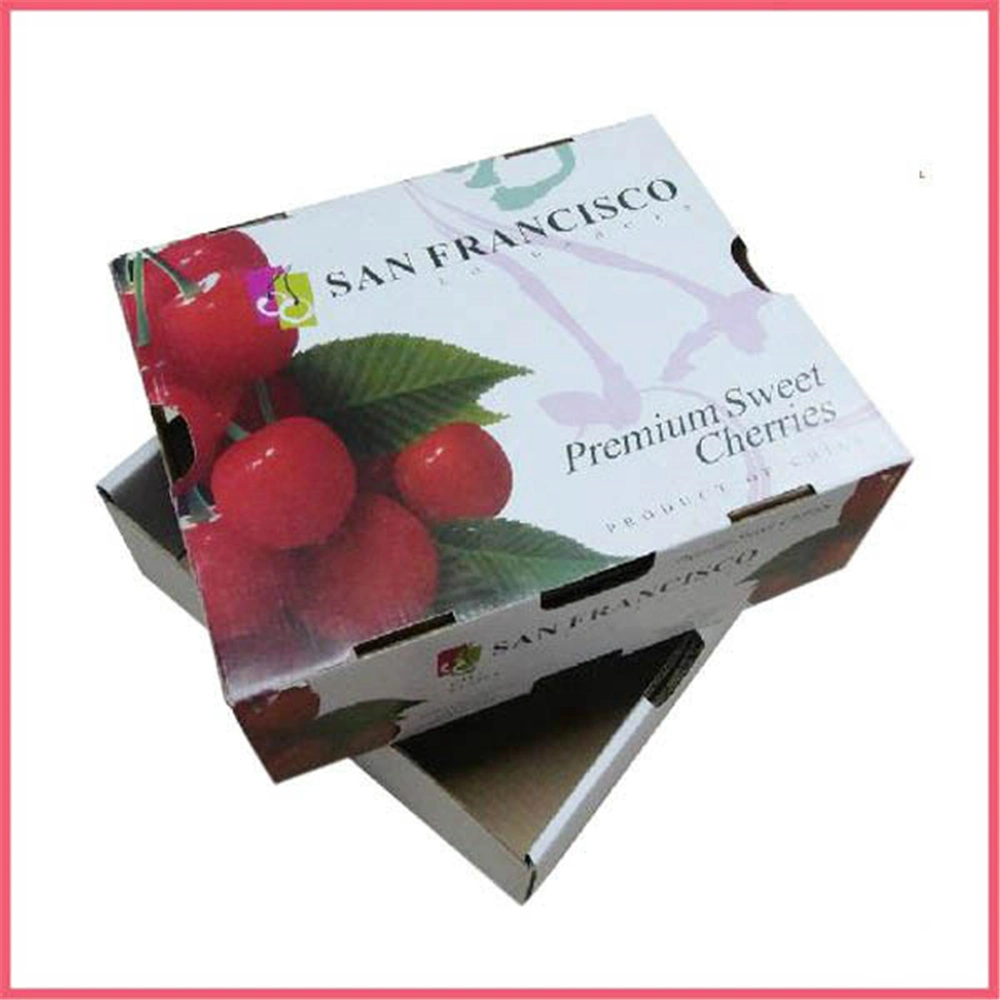 Custom Logo Printed Corrugated Cardboard Paper Export Fruit Packing Packaging Box Carton Manufacturer Supplier Factory