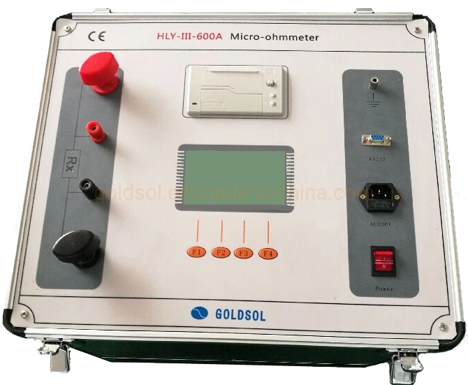 Hochpräziser Mikro-Ohmmeter/Niederkontaktwiderstandsprüfer/Schleifenwiderstandsprüfer 600A