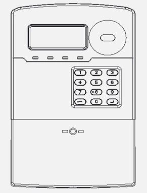 DDZY876 STS Prepayment Single Phase Two Wire Split Keypad Electronic Smart Energy Meter