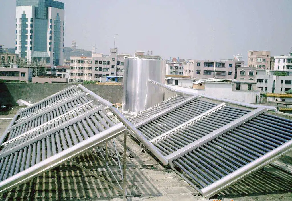 Pressurized Heat Pipe Evacuated Tube Solar Collector for School, Hospital and Factory