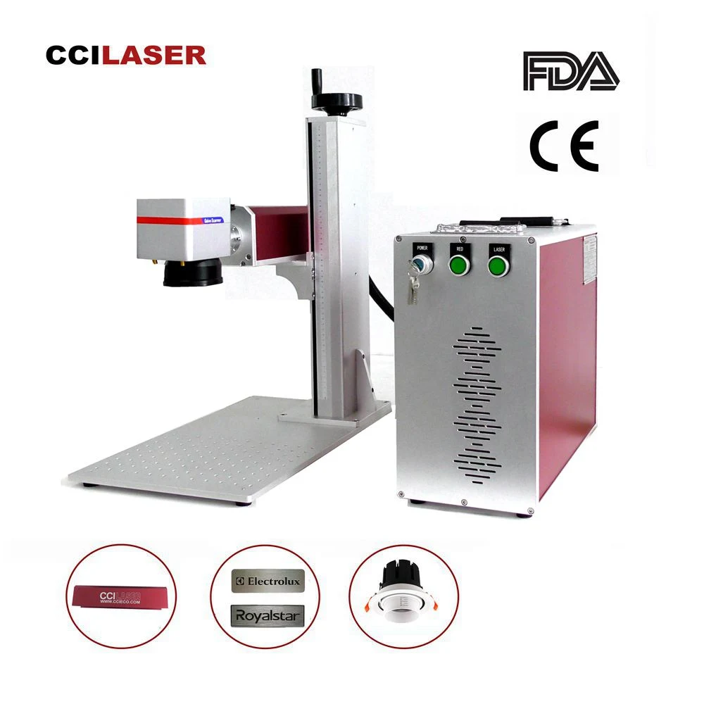 Fibra óptica de alta velocidade equipamento de marcação a laser gravura a laser