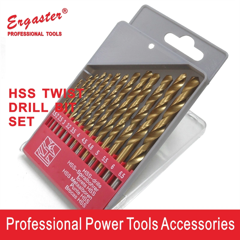 13PC HSS Titanium Drill Bits for Metal