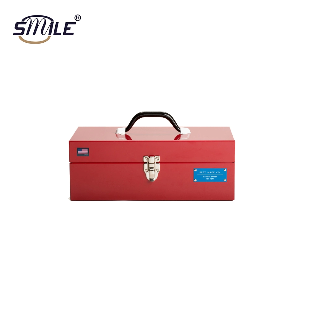 Smile Wholesale/Supplier Price Hand Tools Layer Metal Tool Box Iron Tool Box