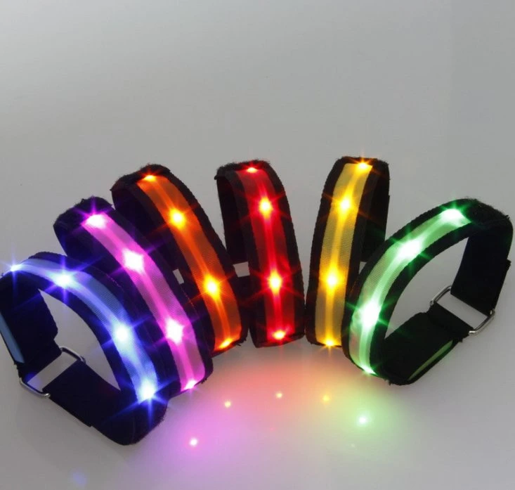 New Flashing LED Voice Control Bracelet Silicone LED Bracelet Wristband Party Supplies