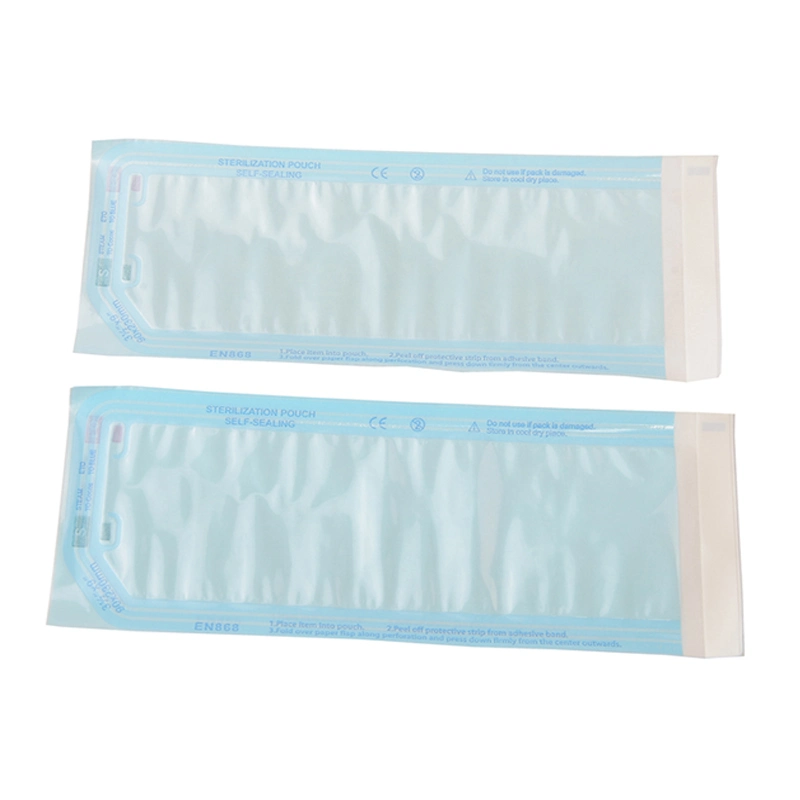 Disposable Dental Medical Disinfection Self Seal Sterilization Pouch Roll Flat Reel