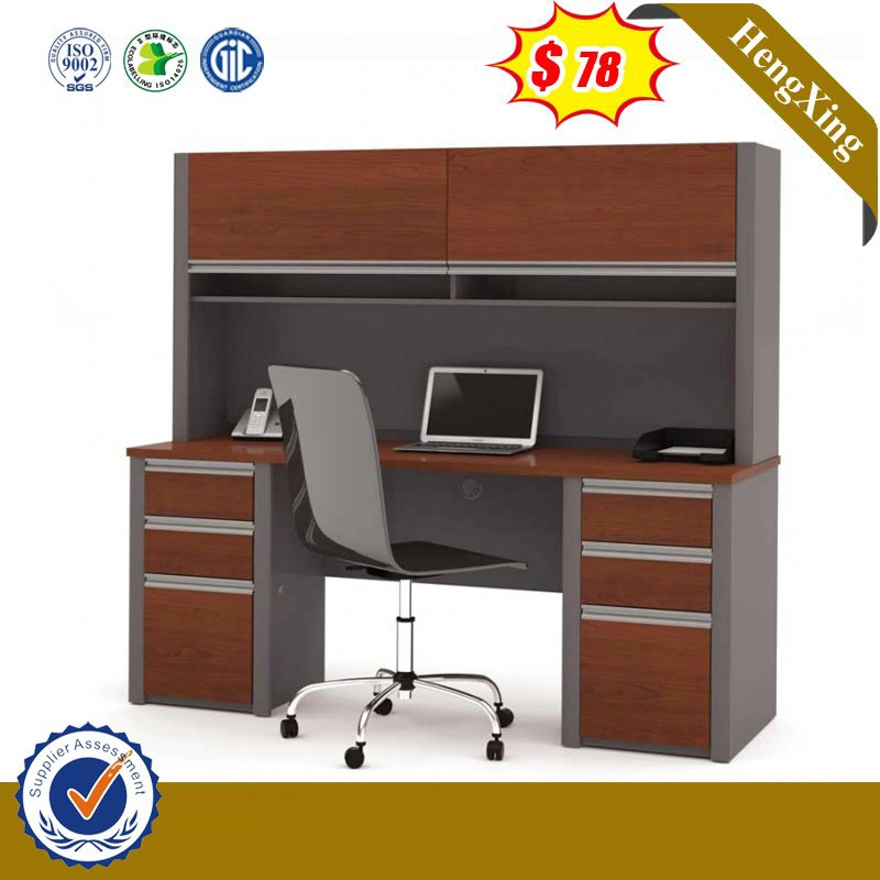 Melamine Office Executive Desk mit Beistelltisch in europäischem Design (UL-MFC579)