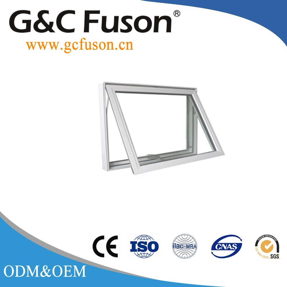 Guangzhou Original Factory Manufacturing and Sale Aluminum Frame Glass Awning Window for Used