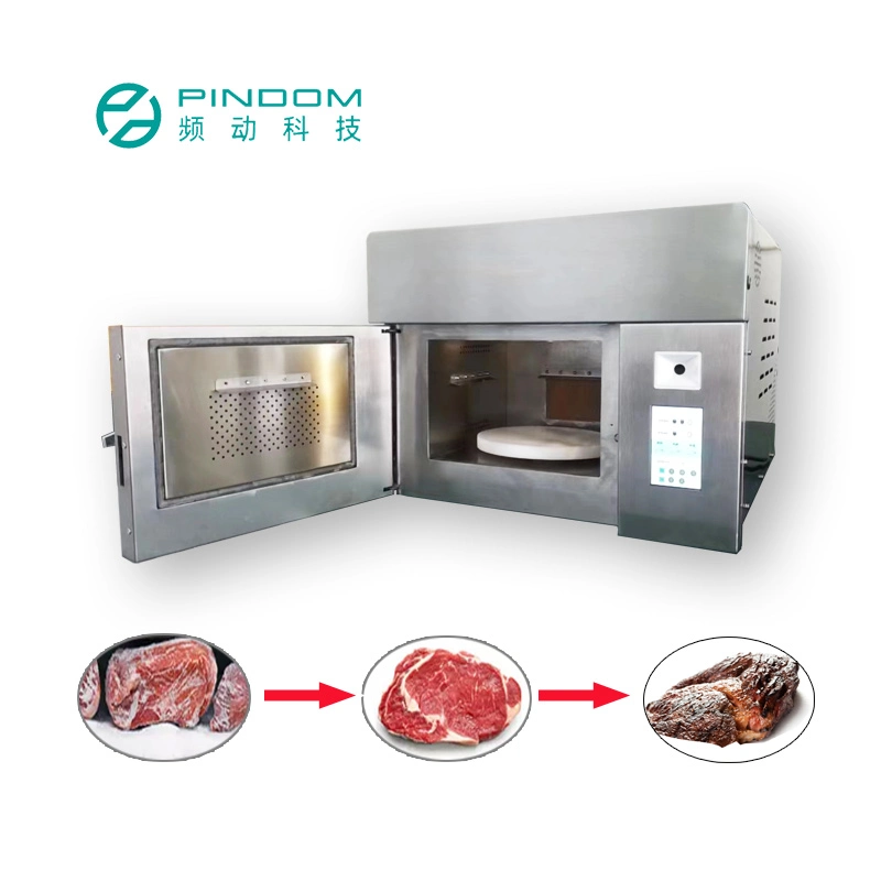 New Design Commercial Meat Seafood Thawing Heating Dual Frequency Microwave Oven