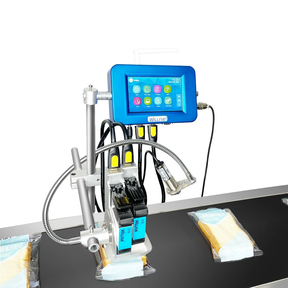 Автоматическая машина для кодирования бутылок в струйном принтере с непрерывной сухой печатной системой