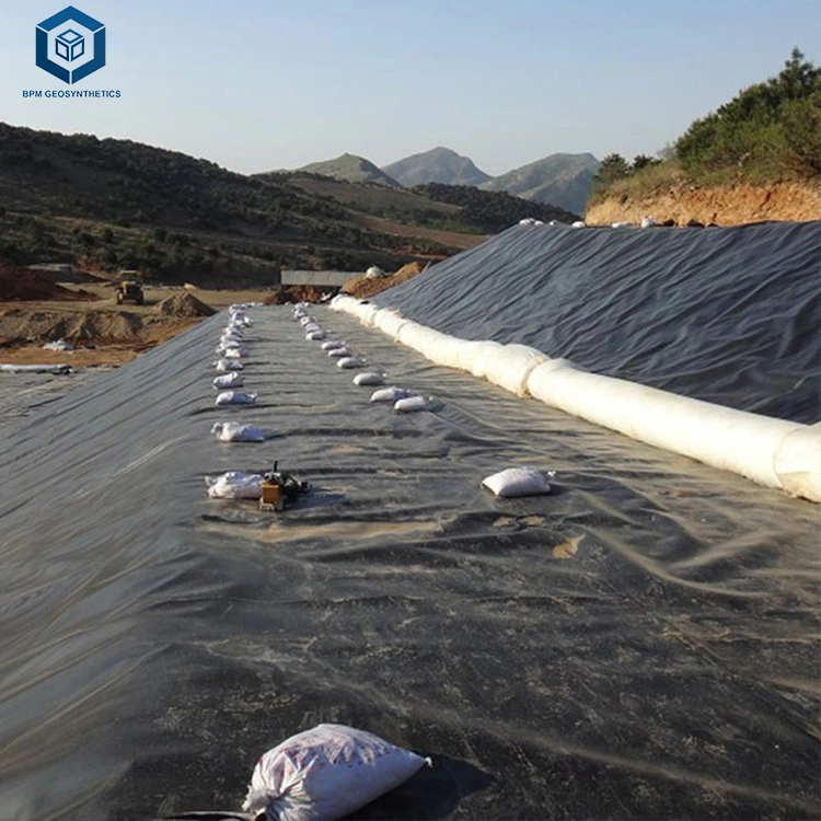 Bpm Geosynthetics HDPE Geomembrane 1mm Pond Liner for Landfill Project in Jordan