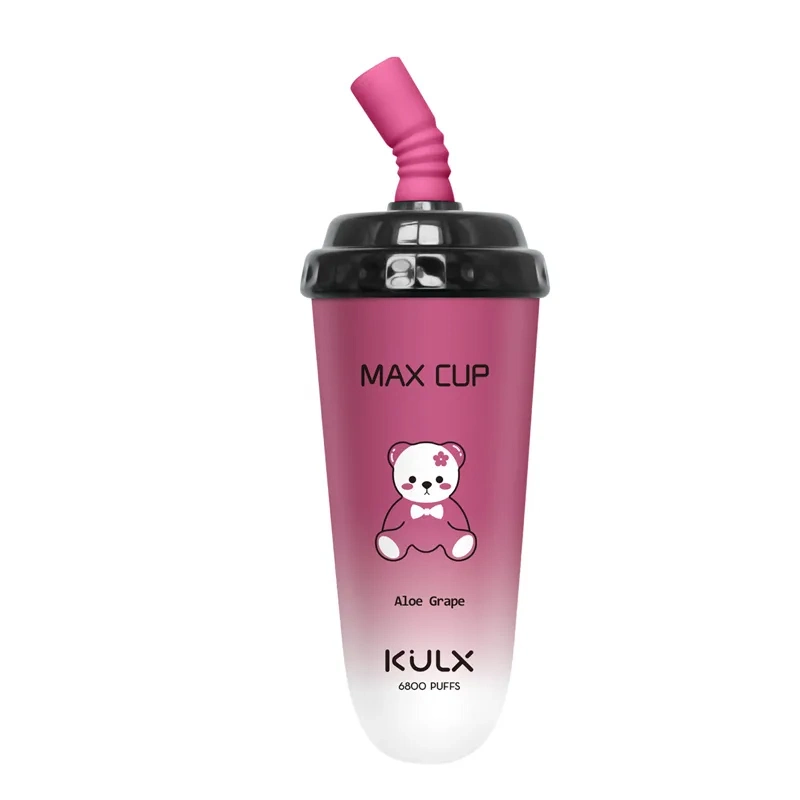 Original Kulx Milk Cup Tea Disposable/Chargeable Vape Device 6800 Puffs Max Electronic Cigarette Vape Pen Starter Kit Rechargeable Vapes