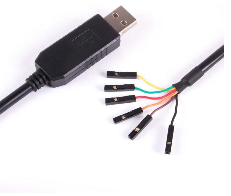 Кабель USB-Asynchronous Serial Data Cable с уровнем TTL +3,3 В. Сигналы UART