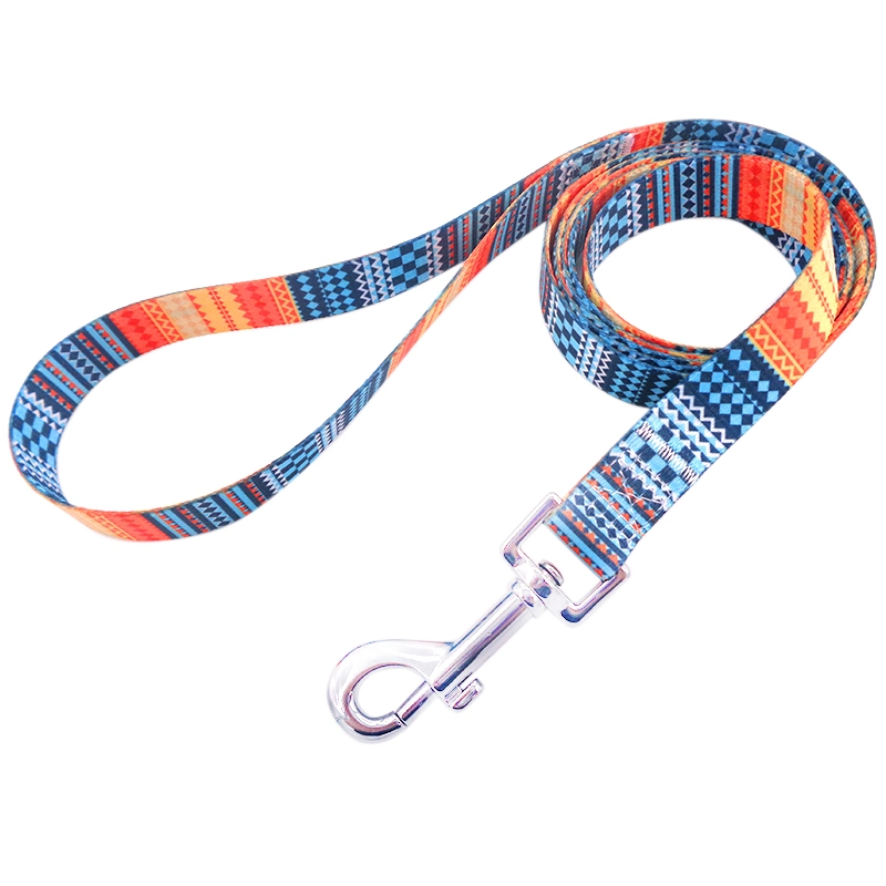 Sublimation Polyester Pet Dog Rope with Neck Ring Customizable Pattern