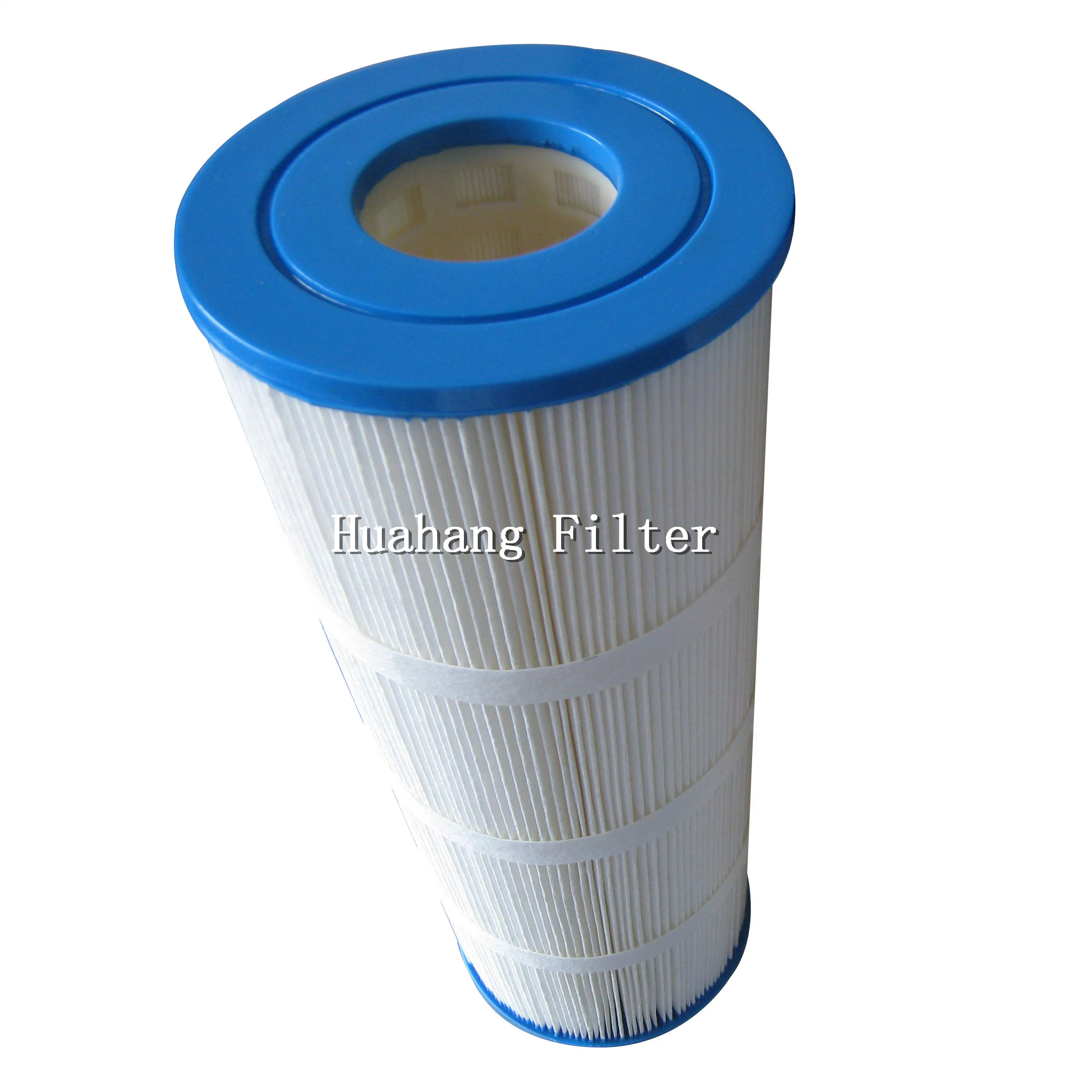 Huahang Polyester Water filter spare parts Swimming pool pump filters Pleated pool and spa water filter cartridge made of strong and stable material for jacuzzi