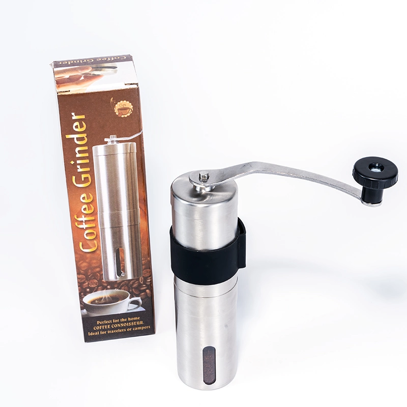 Wholesale/Supplier Stainless Steel Burr Custom Logo Manual Coffee Bean Hand Grinder Set