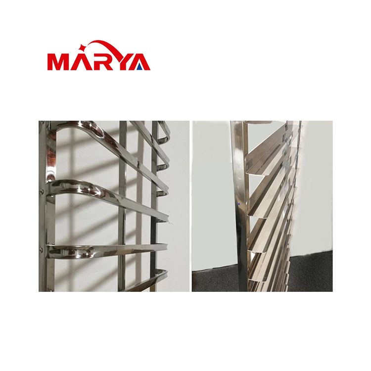 Marya Pharmaceutical Laboratory Hospital Stainless Steel Transfer Trolley with Great Factory Price