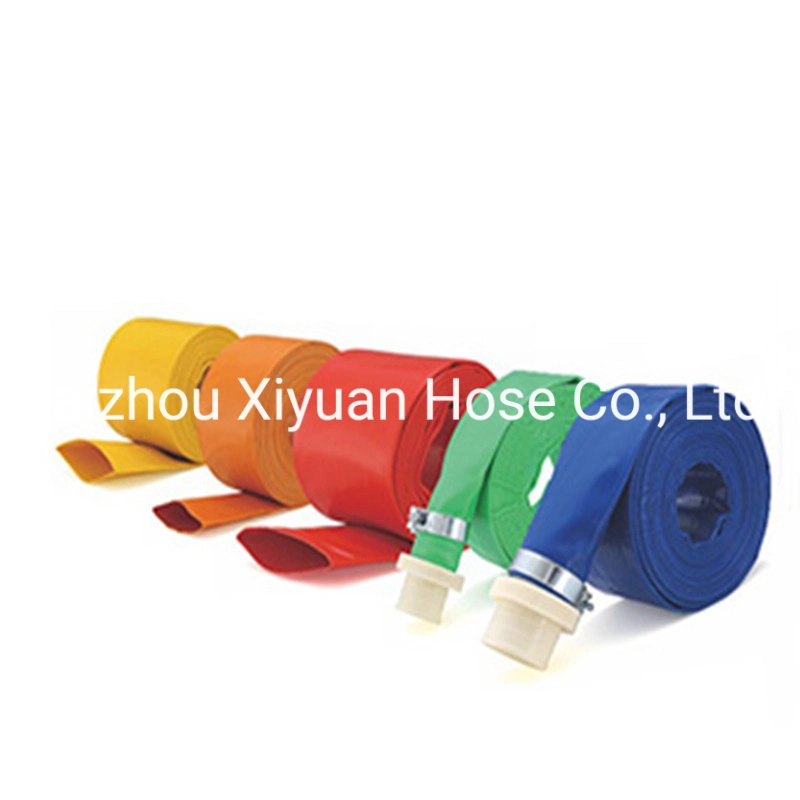 Factory Supply PVC Sunny Lay Flat Water Discharge Garden Pipe