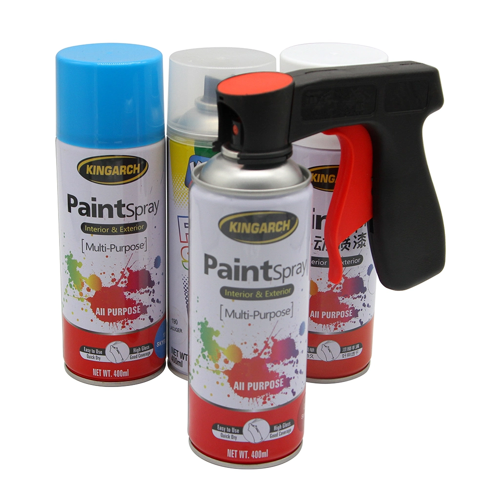 Aerosol Spray Can Tool Handle Transforms Any Spray Can Into a Spray Gun